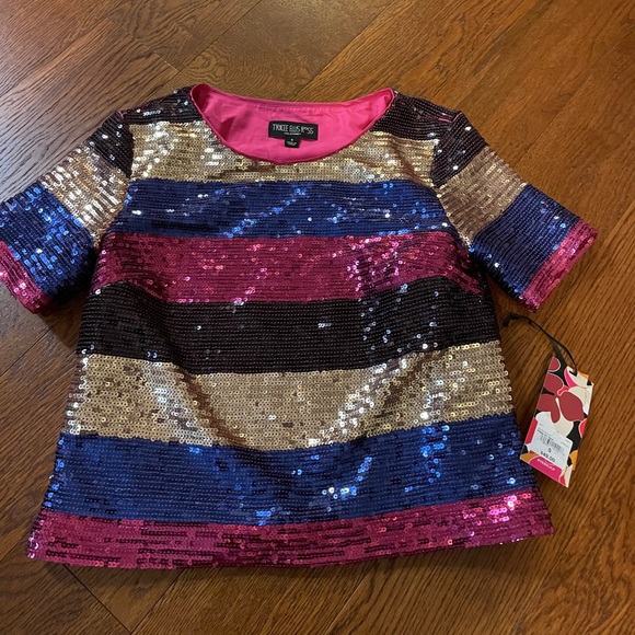 Tracee Ellis Ross foe JC Penneys Tops - Tracee Ellis Ross sequin crop top